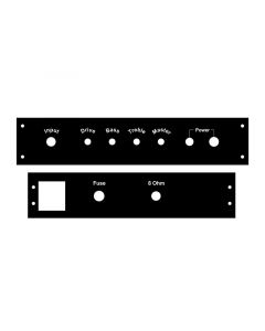 Faceplate for Amp-Kit Lummerland Express - black/white