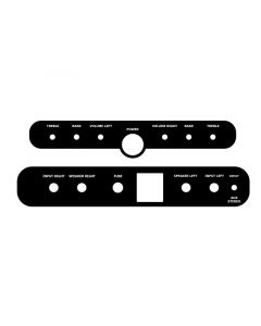 Faceplate for TT Chassis 029 - Petite Auri- black/white
