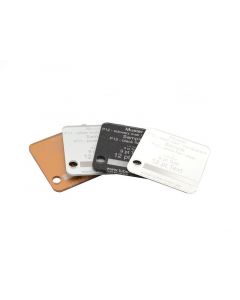 Sample Faceplate Reverse P13 white flat / clear