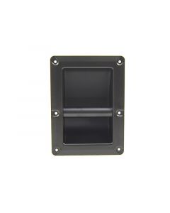 Steel bar handle black w/ rivet protection
