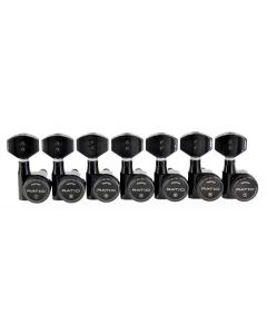 Graph Tech PRL-8721-B7 Ratio Electric Locking Machine Heads with Mini Contemporary Button - 7-String