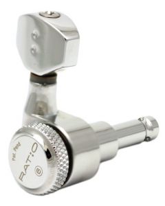 Graph Tech PRL-9721-C0 Ratio Electric Locking Machine Heads with Mini Contemporary Button