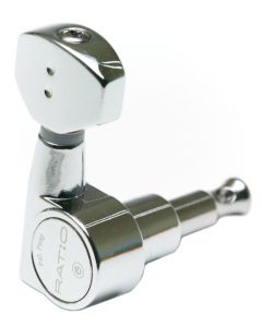 Graph Tech PRN-2721-C0 Ratio Electric Guitar Machine Heads with Mini Contemporary Button - 6-in-Line