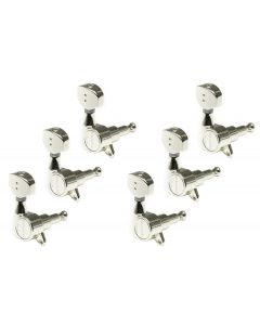 Graph Tech PRN-4721-C0 Ratio Electric Guitar Machine Heads with Mini Contemporary Button