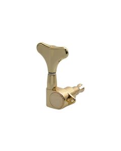 Stemmechanieken voor basgitaar, die cast, 2x links+2x rechts, goud