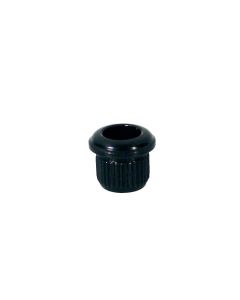 Mechaniekbussen, zwart, 6,3mm diameter, 6-pack