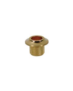 Mechaniekbussen, verguld, 6,3mm diameter, 6-pack