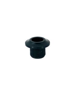 Mechaniekbussen, zwart, 6,3mm diameter, 6-pack