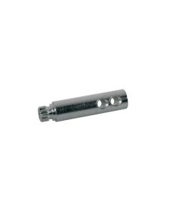 Mechaniekassen, metaal, dubbel geboord, vernikkeld, 6x22mm, 12-pack