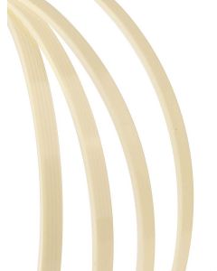 Incudo celluloid guitar binding translucent straight grain ivory - 1600x6x1.5mm (63x0.24x0.06")