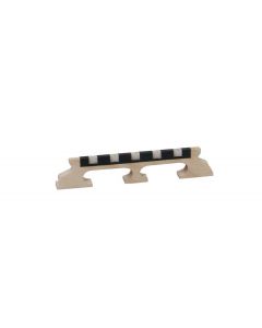 Brug voor banjo, esdoorn, ebben+galalith kam, voor 5 snarige banjo, hoogte: 5, 8"