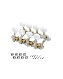 Stemmechanieken voor mandoline, metalen as, 2 holes, 70mm, plastic knoppen