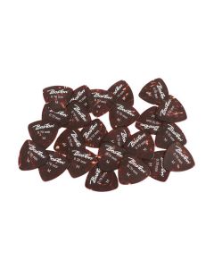 Boston picks, celluloid, tortoise, standard triangle model, 24-pack, medium, 0.70 mm.