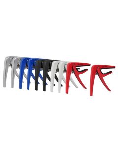 Boston 10-pack of spring loaded capos for acoustic or electric guitar