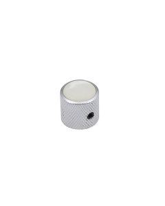 Dome knob with pearloid inlay