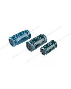 Tone frequ. electrolytic capacitor