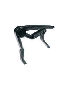 Dunlop capo voor akoestische gitaar, gewelfd, trigger model, zwart