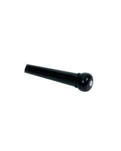 Brugpen, kunststof, zwart met witte stip, 12-pack