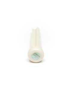 Graph Tech TUSQ PP-1000-00 - Presentation Style Bridge Pins - White - with Paua Shell Inlay