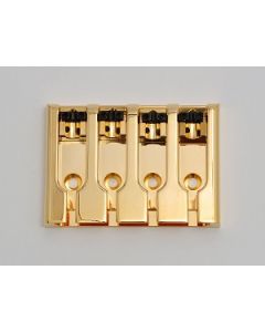 Basbrug 4-snaar massief 3-D brug Gold