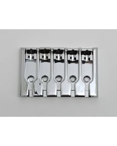 Basbrug 5-snaar massief 3-D brug Chrome