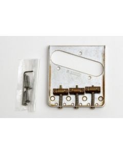 Gotoh BS-TC1 Relic Telecaster Bridge aged chrome