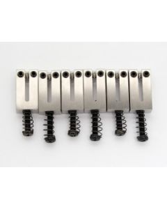Saddles Strat ,10,8mm Steel, chrome, set