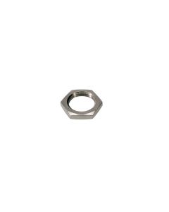 Moer voor chassis connector, nikkel, 12 stuks