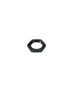 Moer voor chassis connector, zwart, 12 stuks