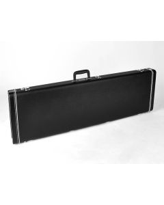 Fender deluxe case for Precision Bass leather handle and ends black tolex & black interior 