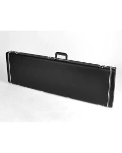 Fender deluxe case for Precision Bass leather handle and ends black tolex & black interior lefthanded 