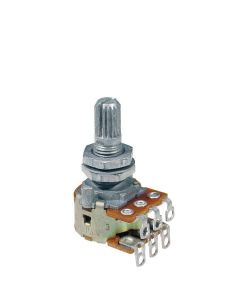 ALPS 2x500K blender potmeter, 10mm. bushing, M7x0,75 thread, blends 2 sources, made in Japan