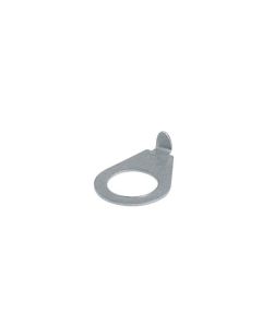 Pointer washers, nickel, 6-pack, 90 degrees angled point, 9,5mm hole for inch pots