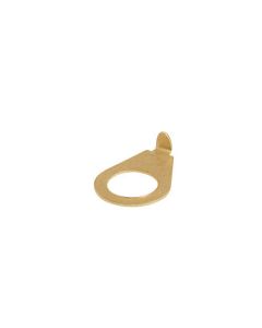 Pointer washers, gold 6-pack, 90 degrees angled point, 9,5 mm hole for inch pots