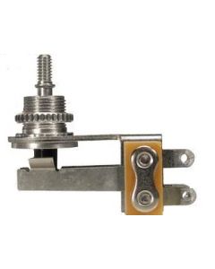 Switchcraft toggle switch 3-way angled, nickel, no cap, for thin body guitars (SG, Explorer, Firebird)