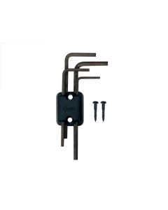 Allen wrench set with holder and screws, 4 sizes, 1.5/2.0/2.5/3.0mm