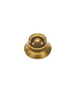 Bell knob, transparent gold