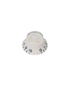 Bell knob, transparent white