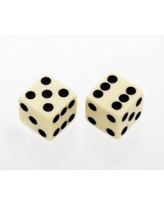 Allparts PK 3250-028 Dice Knoppen cream set