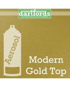Dartfords Metallic Cellulose Paint Modern Gold Top - 400ml aerosol