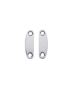 Halsplaats, 50,5x15,1mm, 2 stuks, chroom