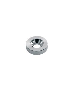 Halsrevetten, chroom, 15,0mm, 4 stuks