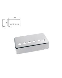 Pickup cover, humbucker, metal nickel, pitch=10,5mm, bridge position