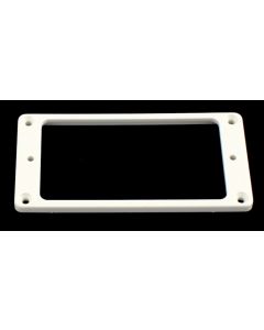 PC-0743-025 Humbucking Pickup Rings Flat Slanted White