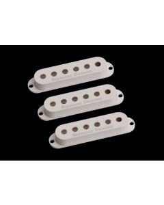 Seymour Duncan Pickup Cover Set for Strat - Parchment with Logo