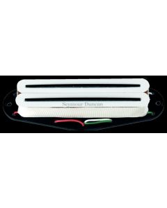 Seymour Duncan SHR-1b - Hot Rails Strat Bridge Pickup - White