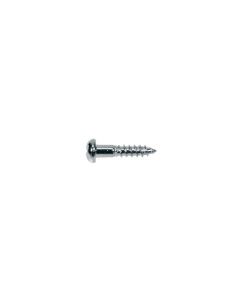 Screw, chrome, 2,1x10mm, 12pcs, dome head