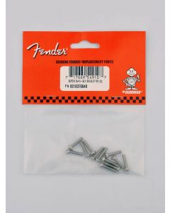 Fender Genuine Replacement Part pickup mounting screws slotted machine vintage '50s Tele 6-32 x 5/8 round head 12 pcs 