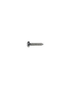 Screw, nickel, 2,2x6,5mm, 12pcs, dome head, tapping, for trussrod cover and tuners short