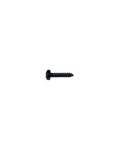 Screw, black, 2,2x6,5mm, 12pcs, dome head, tapping, for trussrod cover and tuners short